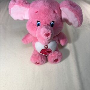 Care Bears Cousins Lotsa Heart Elephant Pink Plush Stuffed Animal 2016 12 Inch